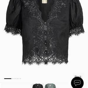 Doen Black Lace Blouse